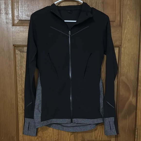 lululemon athletica Jackets & Blazers - Lululemon Black And Grey Hooded Define Jacket